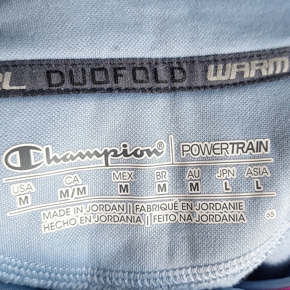 Champion Blue Powertrain Pullover Size M - Picture 7 of 10